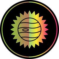 Eclipse Glyph Due Color Icon vector