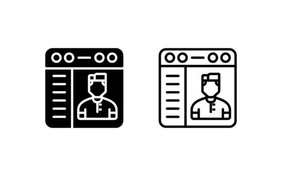 Browser Vector Icon