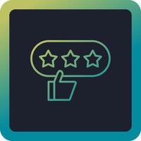 Good Review Vector Icon