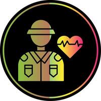 Medic Glyph Due Color Icon vector