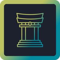 Torii Gate Vector Icon