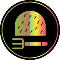 Haystack Glyph Due Color Icon vector