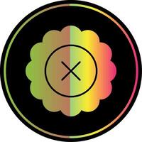 Reject Glyph Due Color Icon vector