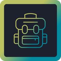 Backpack Vector Icon