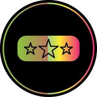 Ranking Glyph Due Color Icon vector