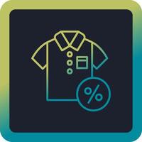 Discounted Tshirt Vector Icon