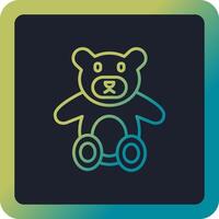 Teddy Bear Vector Icon