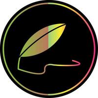 Quill Glyph Due Color Icon vector