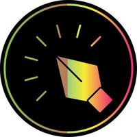 Mouse Clicker Glyph Due Color Icon vector