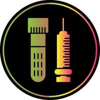Injection Glyph Due Color Icon vector