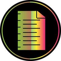 Notebook Glyph Due Color Icon vector