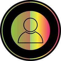 User Glyph Due Color Icon vector