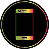 Mobile phone Glyph Due Color Icon vector