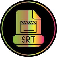 Srt Glyph Due Color Icon vector