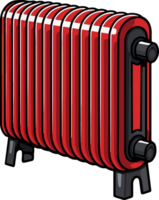 ai genererad radiator illustration isolerat på transparent bakgrund. png