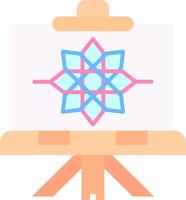 Abstract Flat Light Icon vector