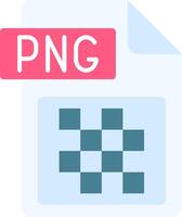 Png file format Flat Light Icon vector