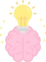 Brainstroming Flat Light Icon vector