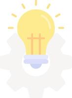Idea Flat Light Icon vector