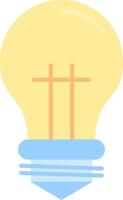 Bulb Flat Light Icon vector