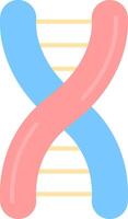 Dna Flat Light Icon vector