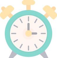 Alarm clock Flat Light Icon vector