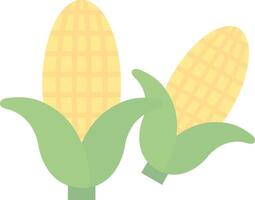 Corn Flat Light Icon vector