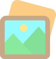 Picture Flat Light Icon vector