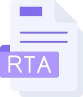 Rta Flat Light Icon vector