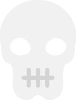 Skull Flat Light Icon vector