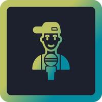 Rap Vector Icon