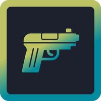 Pistol Gun Vector Icon