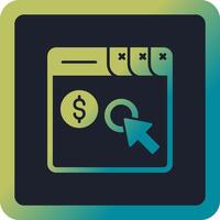 Pay Per Click Vector Icon