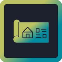 House Blueprint Vector Icon