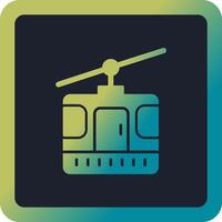 Cable Car Cabin Vector Icon