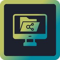 File Sharing Vector Icon