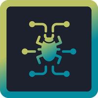 Digital virus Vector Icon