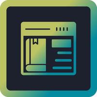 Online Book purchase Vector Icon