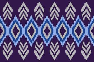 ikat seamless pattern abstract background for textile design. Can be used in fabric design for clothes, decorative paper, wrapping, carpet, Vector, illustration vector