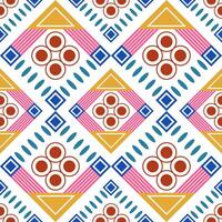 Geometric abstract pattern. Freestyle geometric abstract pattern design. Geometric abstract pattern can be used in fabric design for background, clothes, wrapping, textile, table cloth, shirt vector