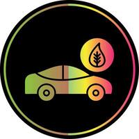 Eco Transporation Glyph Due Color Icon vector
