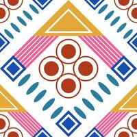 Geometric abstract pattern. Freestyle geometric abstract pattern design. Geometric abstract pattern can be used in fabric design for background, clothes, wrapping, textile, table cloth, shirt vector