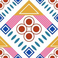 Geometric abstract pattern. Freestyle geometric abstract pattern design. Geometric abstract pattern can be used in fabric design for background, clothes, wrapping, textile, table cloth, shirt vector