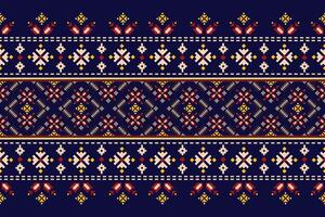 Geometric seamless ethnic pattern. Can be used in fabric design for cloth, fabric, carpet vector