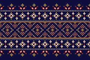 Geometric seamless ethnic pattern. Can be used in fabric design for cloth, fabric, carpet vector