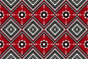 Geometric seamless ethnic pattern. Geometric ethnic pattern can be used in fabric design for clothes, wrapping, textile, embroidery, carpet, tribal pattern vector