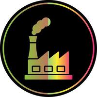 Power Plant Glyph Due Color Icon vector