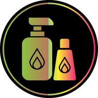 Cleaning Products Glyph Due Color Icon vector