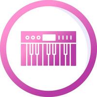 icono de vector de piano