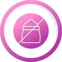 No Sugar Vector Icon